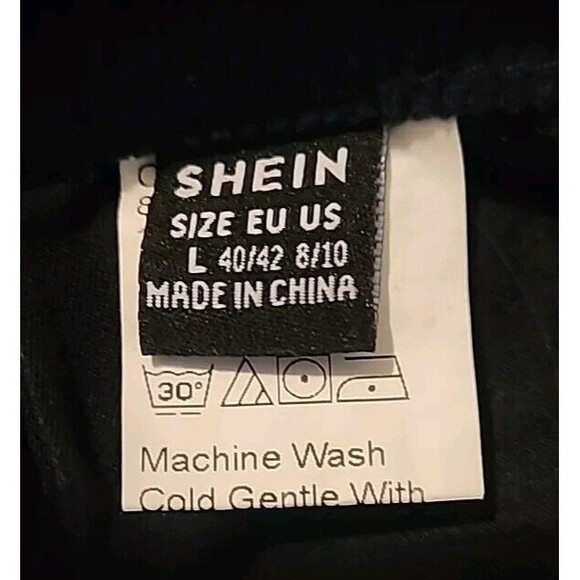 Women's Corduroy Pants Navy Blue Size 8/10  Flare Wide-Leg Jeans Large - Picture 3 of 8